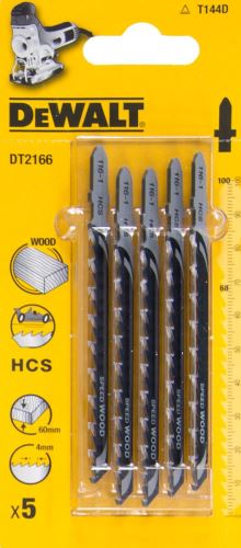 DeWALT zaagblad voor hout HCS, tot 60 mm, T144D (5 stuks) DT2166