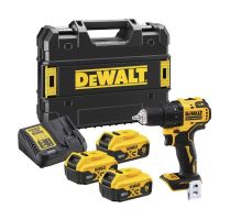 Dewalt Accu boormachine 18V, 3x 5 Ah accu's, TSAK DCD708P3T