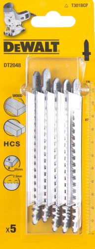 DeWALT HCS zaagblad voor hout, 116 mm (5 stuks) DT2048