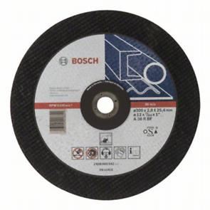 BOSCH Doorslijpschijf recht Expert for Metal A 36 R BF, 300 mm, 25,40 mm, 2,8 mm 2608600542