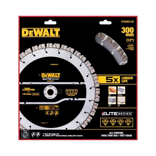 DeWALT gesegmenteerd diamantzaagblad, 300 mm DT20463