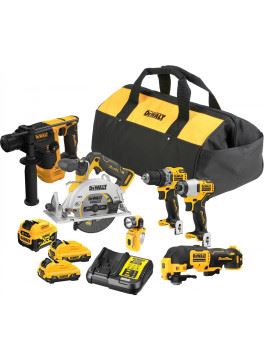 DeWALT Comboset - 6-delige voordeelset 12V 1x5,0Ah + 2x 2,0Ah DCK611P1D2