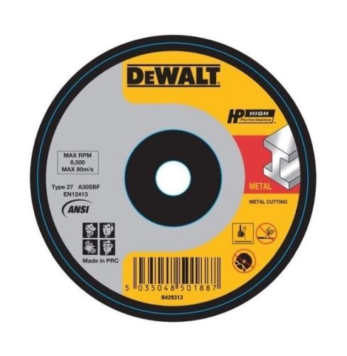 DeWALT Doorslijpschijf voor metaal 180 x 22,23 x 3 mm DWA4524IA