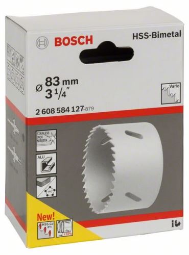 BOSCH HSS-bimetaal perforator voor standaard adapter 83 mm, 3 1/4" 2608584127