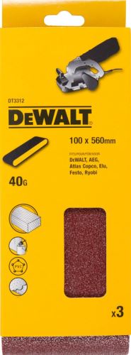 DeWALT Schuurband voor bandschuurmachines K60, 560 x 100 mm (3 stuks) DT3314