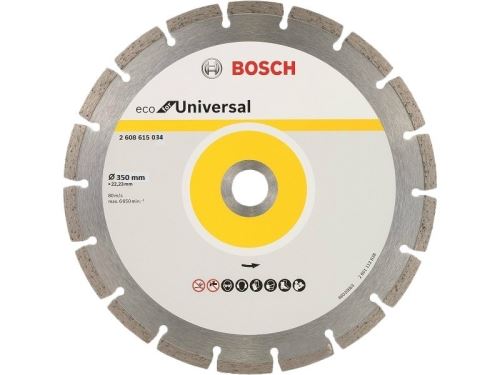 BOSCH Diamantdoorslijpschijf ECO Voor Universeel 350x20x3,2x8 2608615034