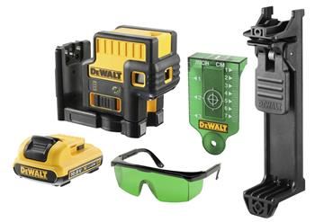 DeWALT DCE085D1G groene straal vijfpuntslaser