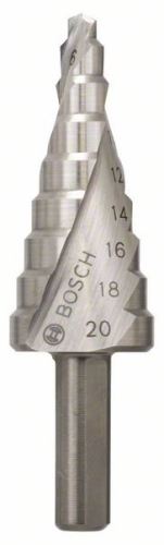 BOSCH Trappenboor HSS 4 - 20 mm, 8,0 mm, 70,5 mm 2608597519