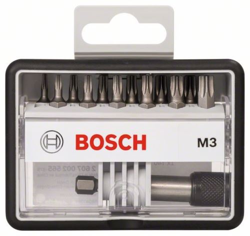 BOSCH schroevendraaierbitset m3 (torx) RL extra hart 2607002565