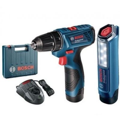 BOSCH Accuboormachine 2x2,0Ah + GLI 12V-300 06019G8004