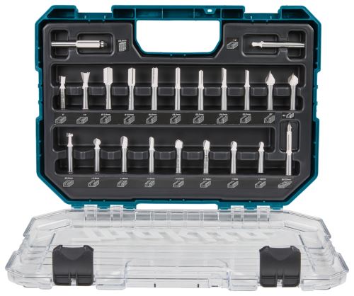 MAKITA set frezen 8 mm 22 stuks