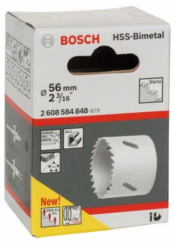 BOSCH HSS-bimetaal perforator voor standaard adapter 56 mm, 2 3/16" 2608584848