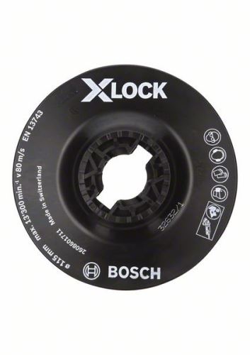 BOSCH X-LOCK steunplaat, fijn 115 mm, 13.300 tpm 2608601711