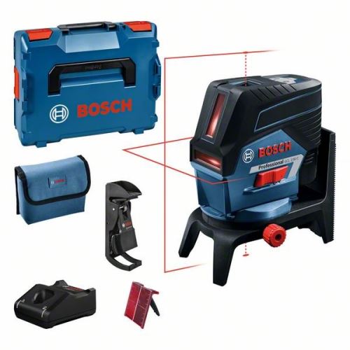 Kruislaser BOSCH GCL 2-50 C + RM2 + BM 3 clip + L-Boxx 136 0601066G03