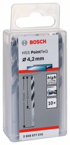 BOSCH Spiraalboor HSS PointTeQ 4,2 mm 2608577162