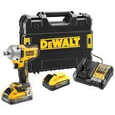 Dewalt 18V XR 1/2" slagmoersleutel (2 x Powerstack-batterijen) DCF891H2T