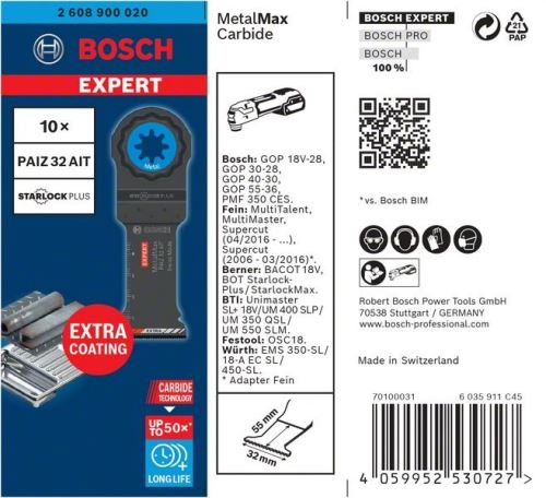 BOSCH EXPERT STARLOCKPLUS PAIZ32AIT, 10 stuks 2608900020