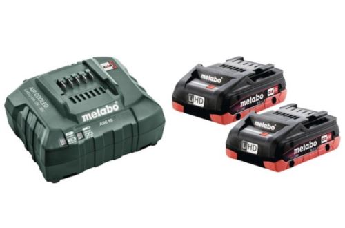 METABO Basisset (lader + accu's) 18V / 2 x LiHD 4,0 Ah 685163000