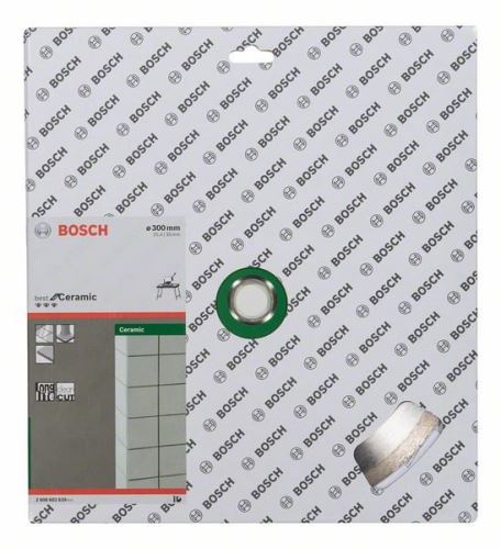 BOSCH Diamantdoorslijpschijf Best for Ceramic 300 x 30/25,40 x 2,8 x 10 mm 2608602639