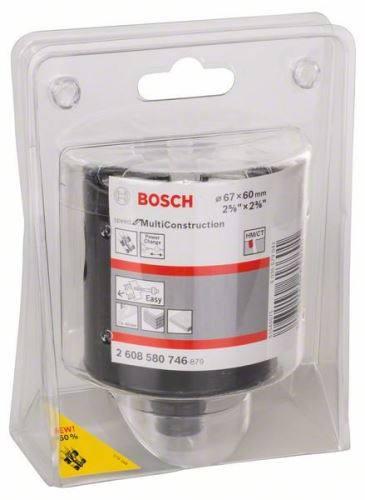 BOSCH Speed voor Multi Construction gatenpons 67 mm, 2 5/8" 2608580746