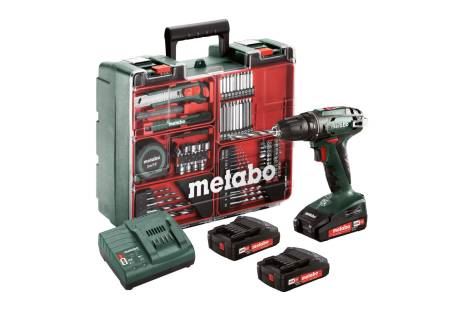 METABO BS 18 SET Accuschroefboormachine, mobiele werkplaats 602207940