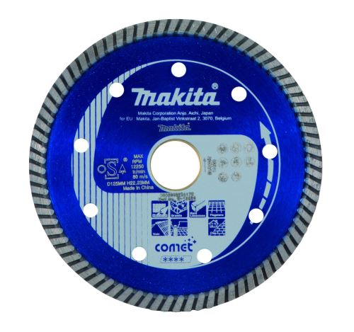 MAKITA diamantdoorslijpschijf Comet Turbo 125x22,23 mm B-12996