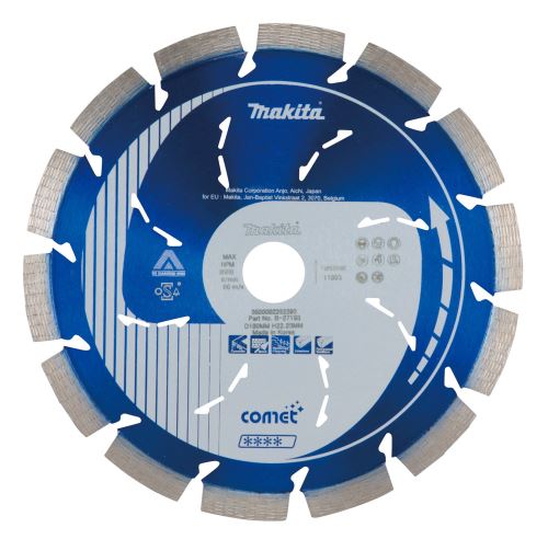 MAKITA diamantdoorslijpschijf Comet 180x10x22,23 mm B-27193