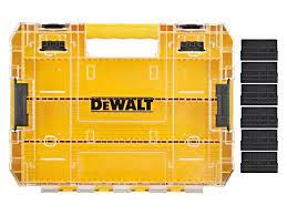 DeWALT Box Organizer / Grote stevige kofferset (leeg) + verdelers (x6) DT70839