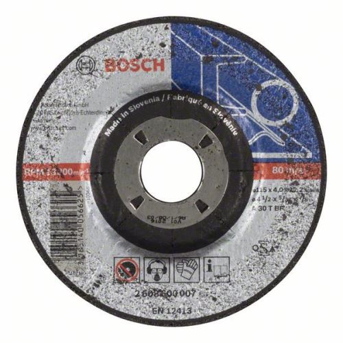 BOSCH Profielafbraamschijf Expert for Metal A 30 T BF, 115 mm, 6,0 mm 2608600218