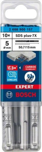 BOSCH EXPERT boor SDS plus-7X, 5x50x115 10 stuks 2608900157