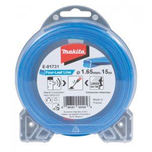 MAKITA snaar nylon 1,65 mm, blauw, 15m, speciaal voor accumachines E-01731