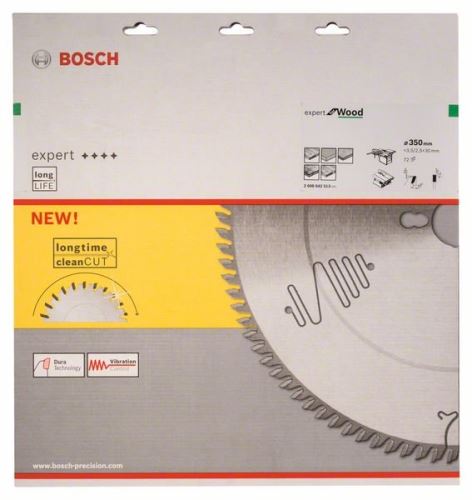 BOSCH Zaagblad Expert voor Hout 250 x 30 x 3,2 mm, 22 2608642502