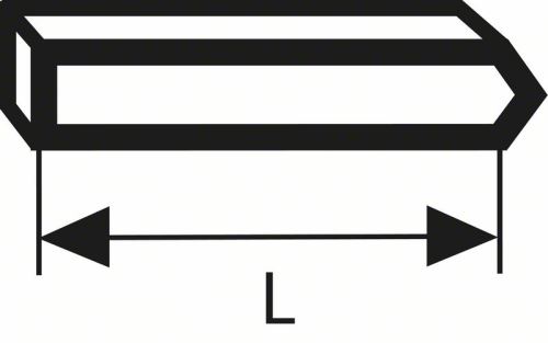 BOSCH Spelden/naalden, type 41 14 mm (1000 stuks) 2609200292