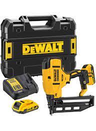 DeWalt 18V XR draadloze rechte spijkermachine met tweede fixatie (2 x 2 Ah) (16 gauge) DCN662D2