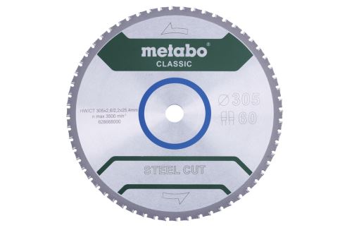 METABO Zaagblad 305 x 25,4 mm - 60 tanden 628668000