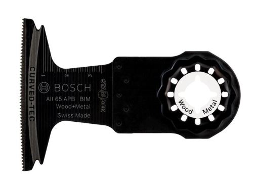 BOSCH BIM invalzaagblad Starlock AII 65 APB Hout en Metaal, 65x40mm 2609256985