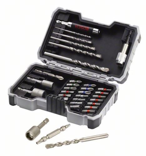 BOSCH Set schroefbits en boren PRO-Mix betonset - 35-dlg 2607017326