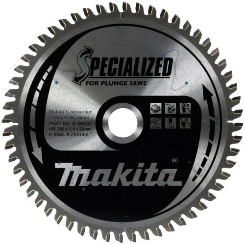 MAKITA zaagblad aluminium TCT 260x2,6x30 mm 120 tanden D-61880