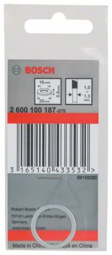 BOSCH Reductiering voor zaagbladen 20 x 16 x 0,8 mm 2600100187