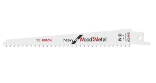 BOSCH Zaagblad voor staartzaag S 611 DF Heavy voor hout en metaal (5 stuks) 2608656258