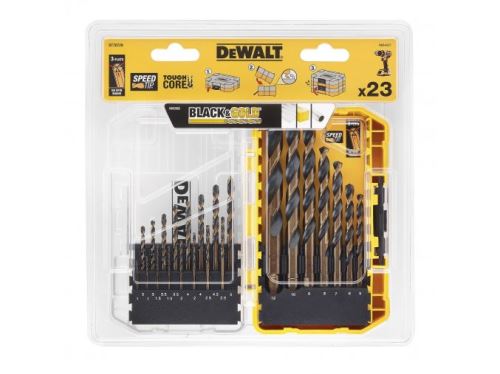 DeWALT Metaalborenset HSS-G Black&Gold (23-delig) DT70729