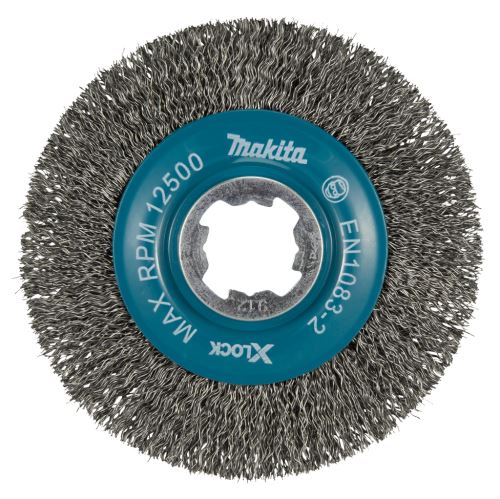 MAKITA staaldraadschijf borstel-golfdraad diameter 0,3 mm X-LOCK 115 mm D-73427