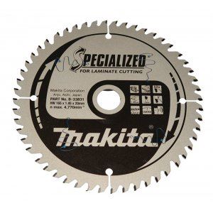 MAKITA laminaatzaagblad SPECIALIZED 165x1,5x20 mm 52 tanden B-33831