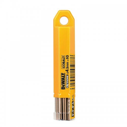 DeWALT Metaalboor HSS-E COBALT 4,5 × 80 mm (10 stuks) DT4927