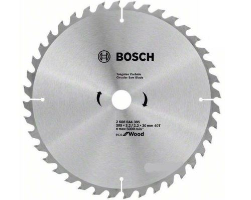 BOSCH Zaagblad Eco voor Hout 305x3,2/2,2x30 40T 2608644385