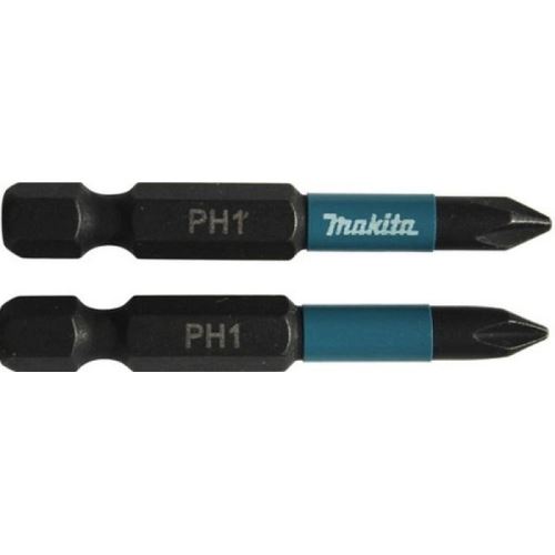 MAKITA torsiebit 1/4" IMPACT ZWART PH1, 50 mm 2 stuks B-63719