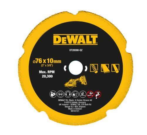 DeWALT Diamond multi-materiaal schijf, 75 mm DT20590