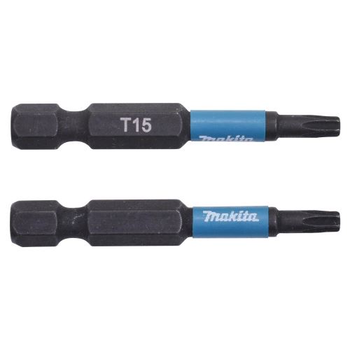 MAKITA torsiebit 1/4" IMPACT BLACK T15, 50 mm 2 stuks B-63775