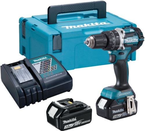 Makita Aku accu-slagschroevendraaier Li-ion LXT 18V 3,0 Ah, Makpac DHP484RFJ