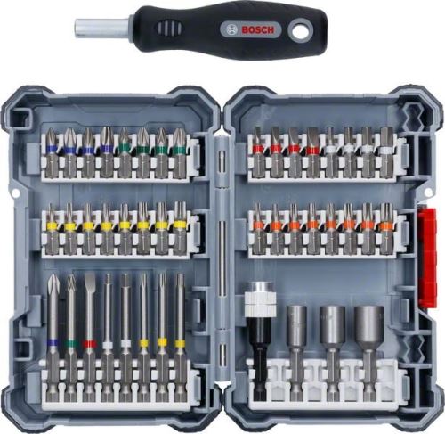 BOSCH 44-delige set schroevendraaierbits Pick and Click met handschroevendraaier - displayversie 2607017693